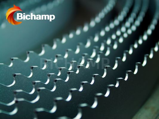 Industrial Carbide Tipped Bandsaw Mill Blades For Difficult Nickel Chrome Alloys